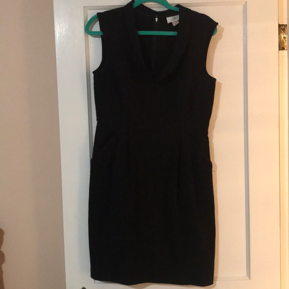 Black Ann Taylor Loft dress